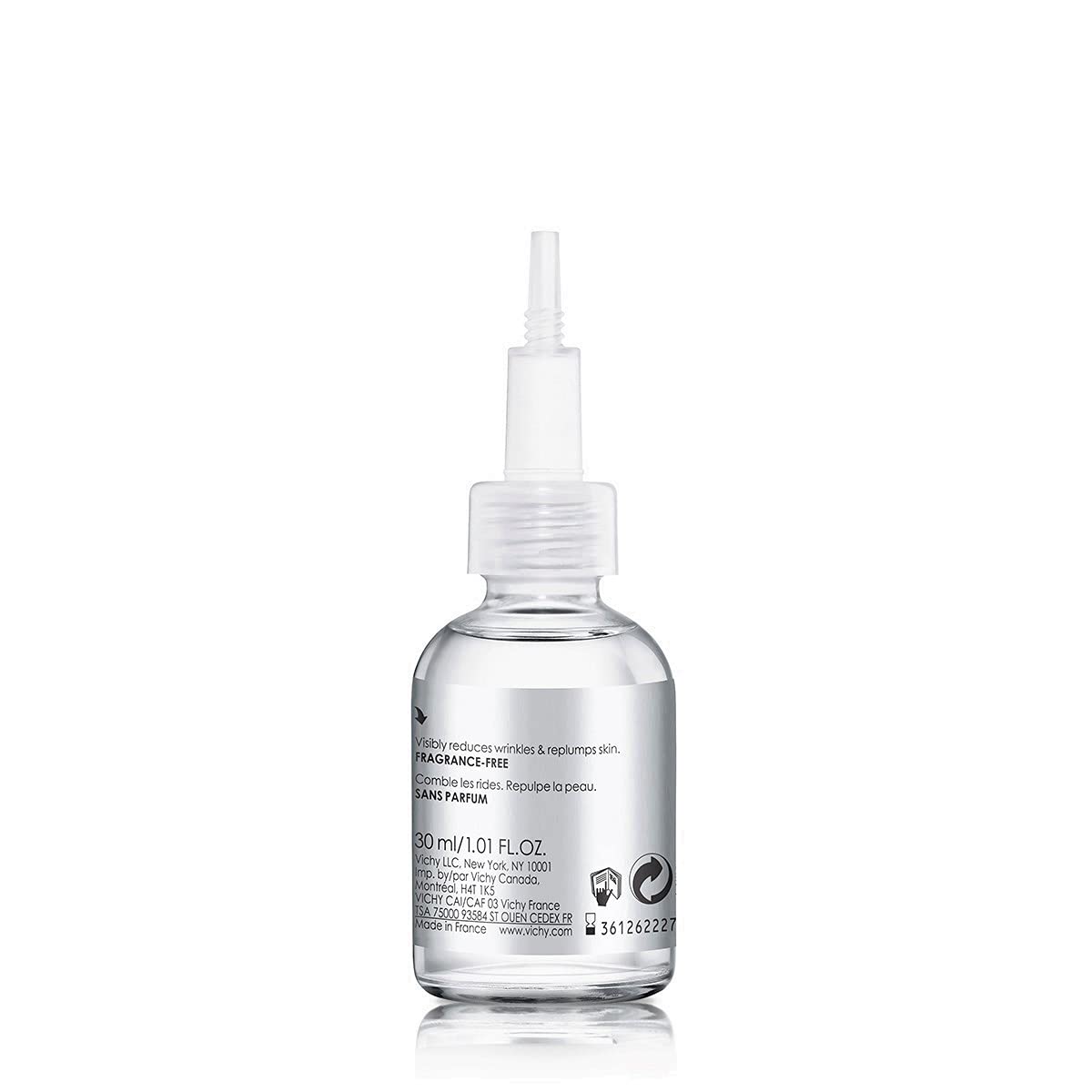 VICHY serum on bathroom counter in routine illustrating daily-use benefit