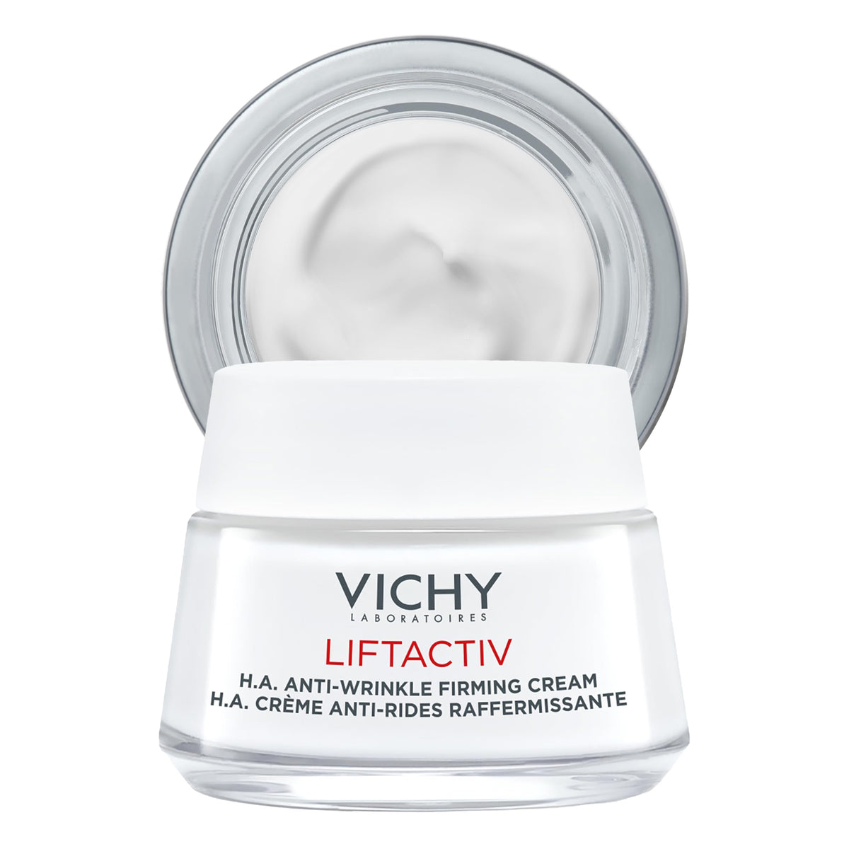 VICHY front packaging showing product and brand for visible firming