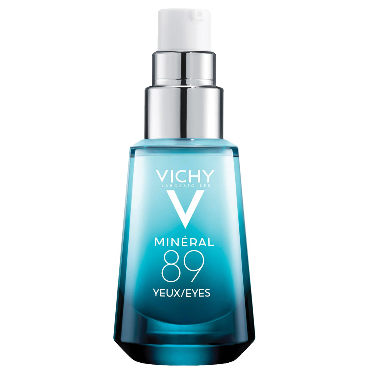 VICHY Mineral 89 front bottle view showing sleek packaging and quick hydration benefit
