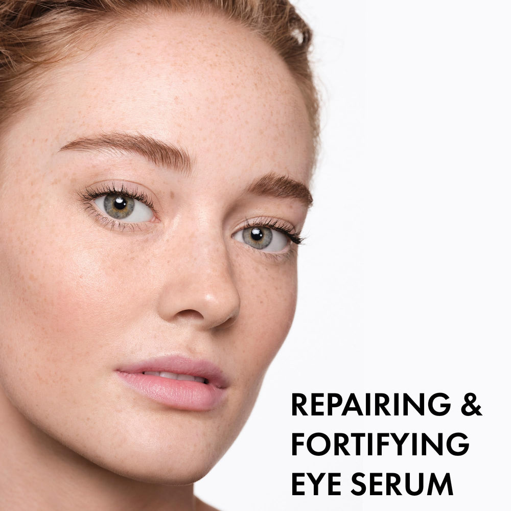 VICHY pump detail highlighting precise dispensing for controlled eye-serum application