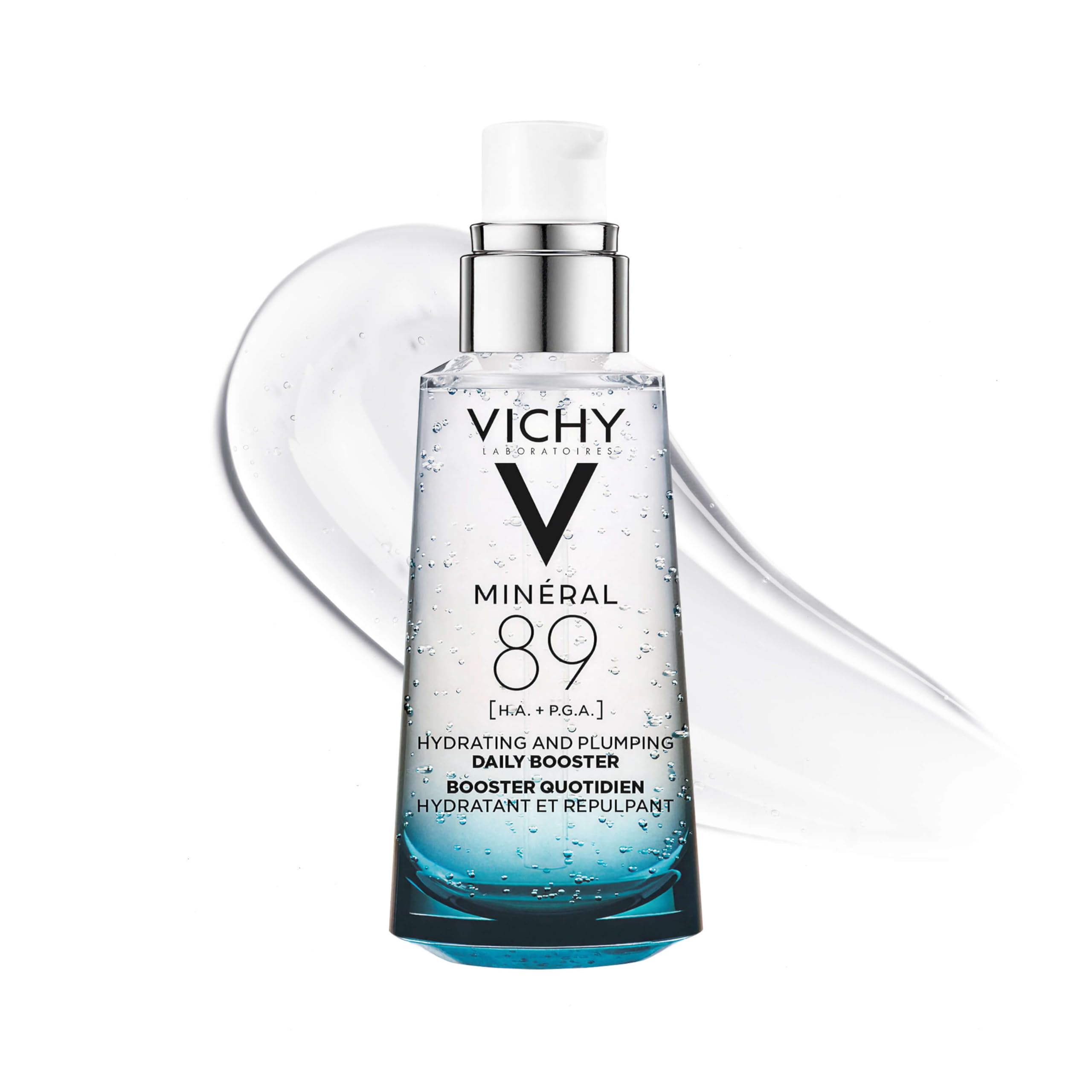 VICHY Minéral 89 front bottle showing clean packaging and serum benefit