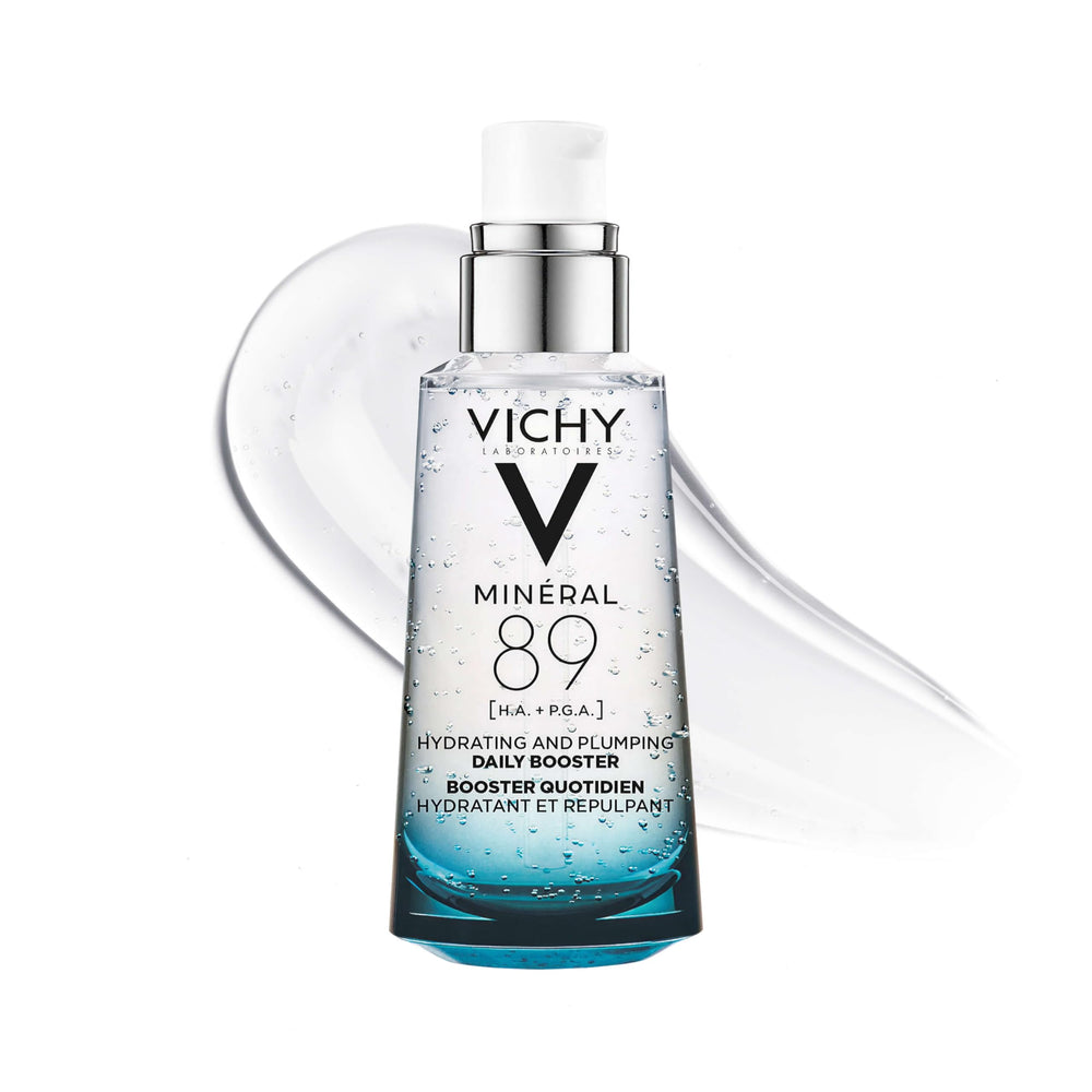 VICHY Minéral 89 front bottle showing clean packaging and serum benefit