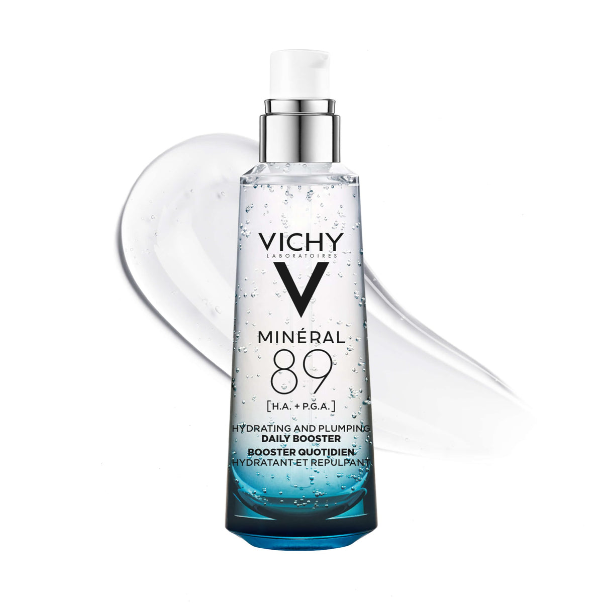 VICHY bottle front view showing clean packaging and daily hydration benefit
