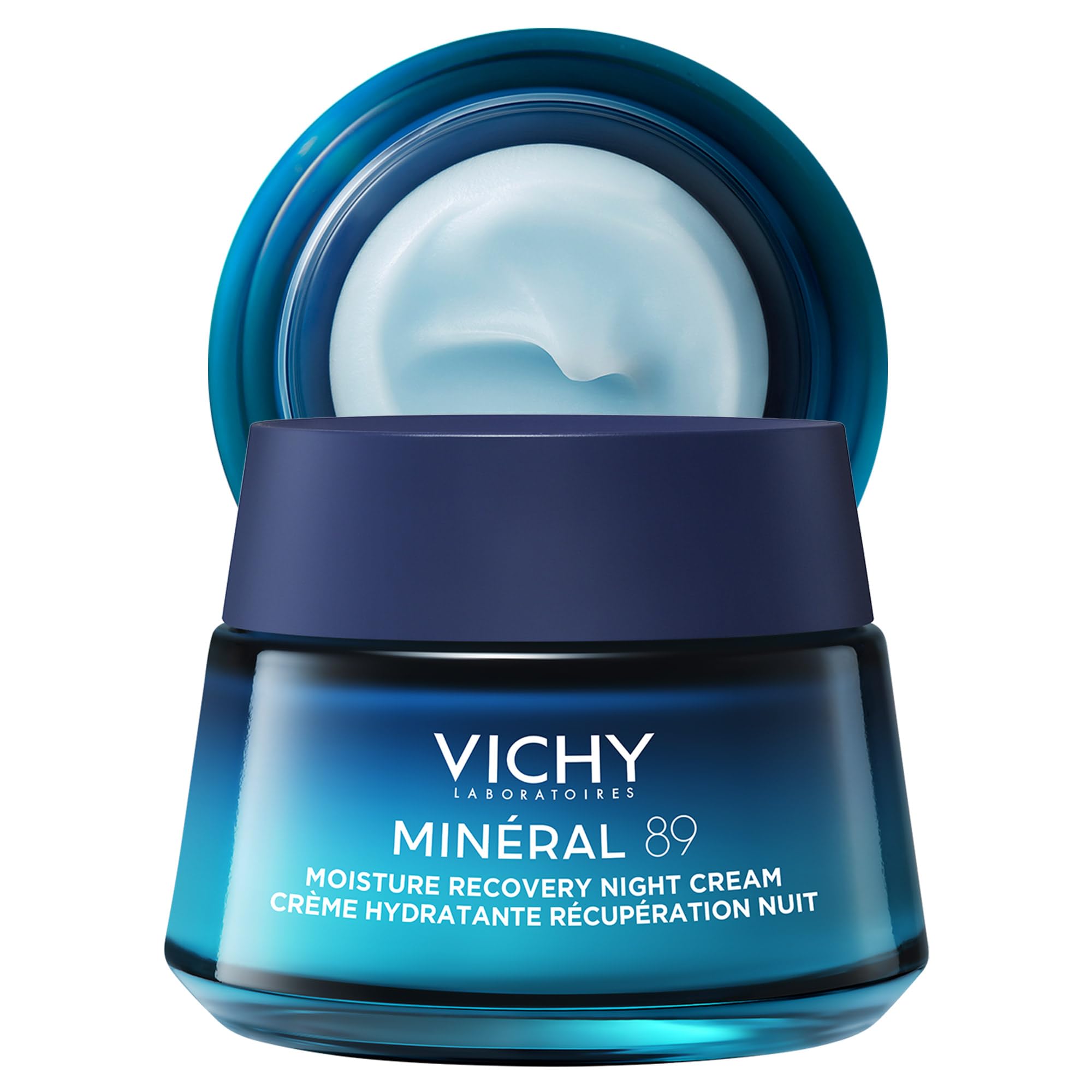 VICHY front jar showing product packaging and clear brand hydration boost