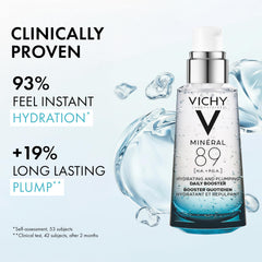 VICHY Minéral 89 pump dispensing precise dose for easy application benefit