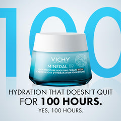 VICHY close-up of cream texture illustrating rich moisturizing feel
