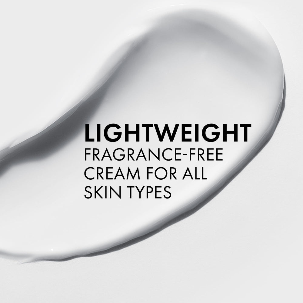 VICHY close-up of cream texture highlighting lightweight absorbent finish and comfort
