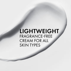 VICHY close-up of cream texture highlighting lightweight absorbent finish and comfort