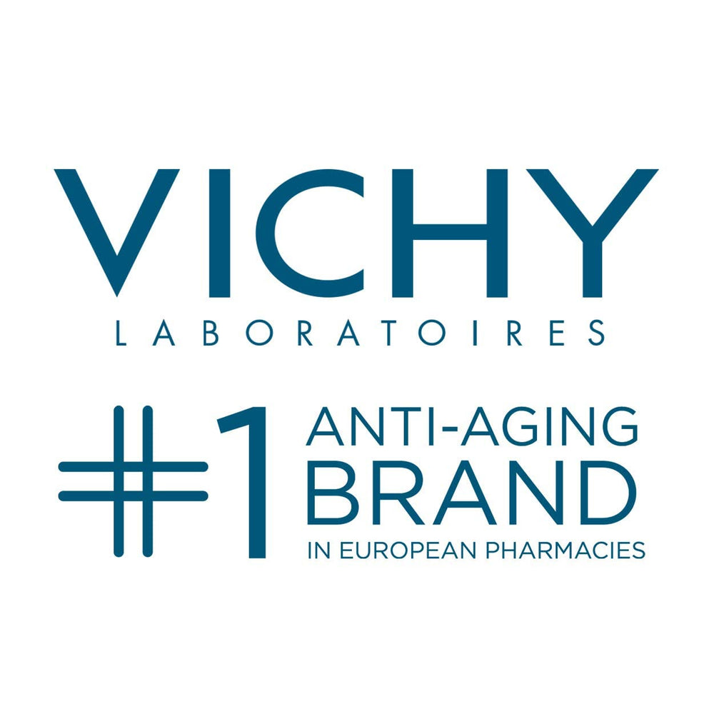 VICHY mist being applied to face to soothe and refresh sensitive skin