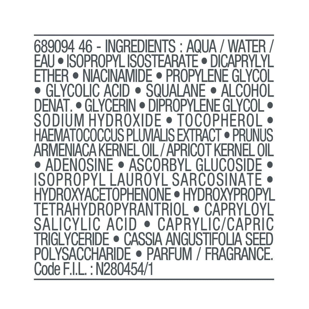 Vichy Neovadiol ingredients display with proxylane and omegas for firmness