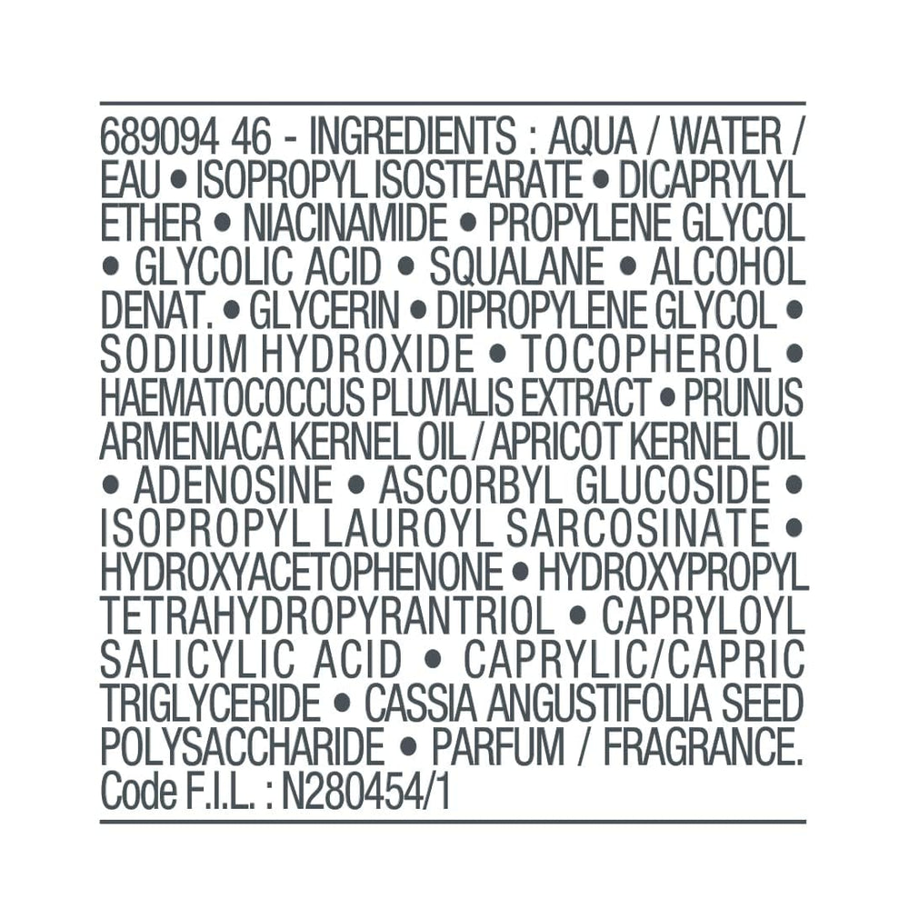 Vichy Neovadiol ingredients display with proxylane and omegas for firmness