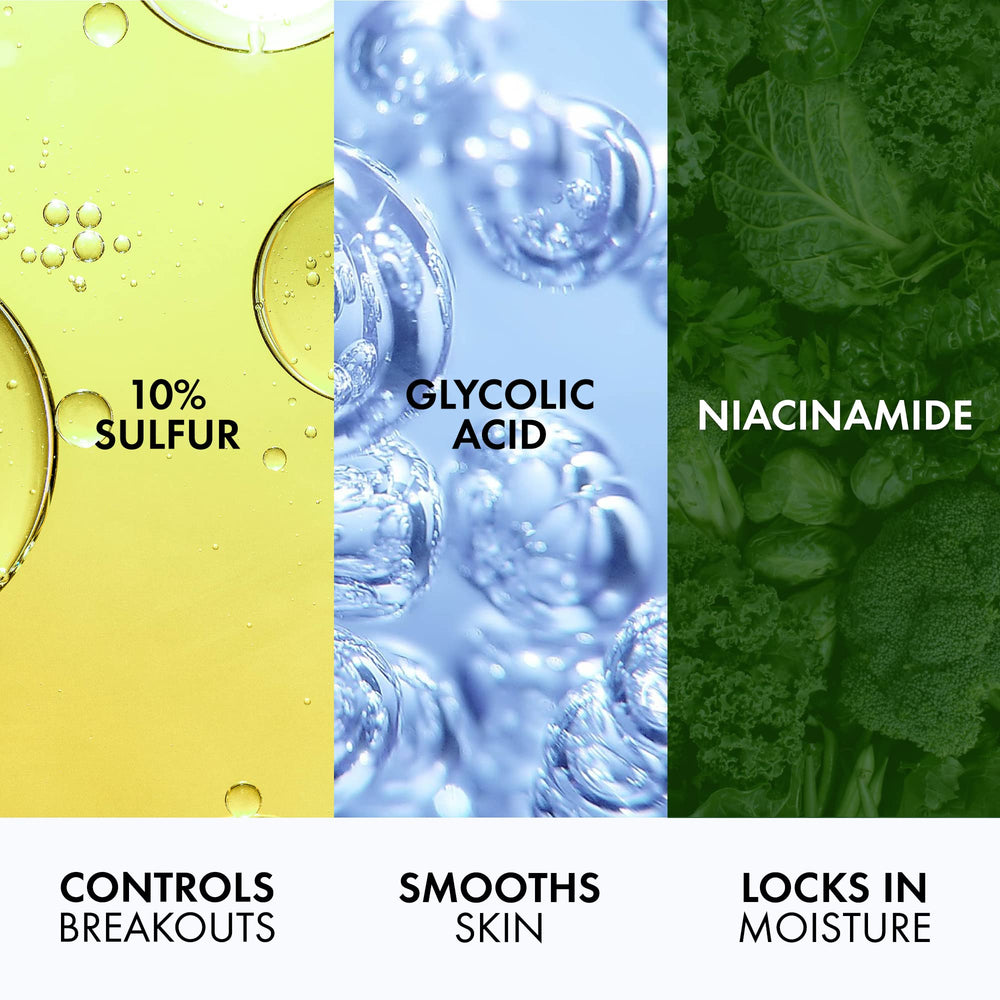 Vichy Normaderm applied to a blemish demonstrating targeted drying and reduction