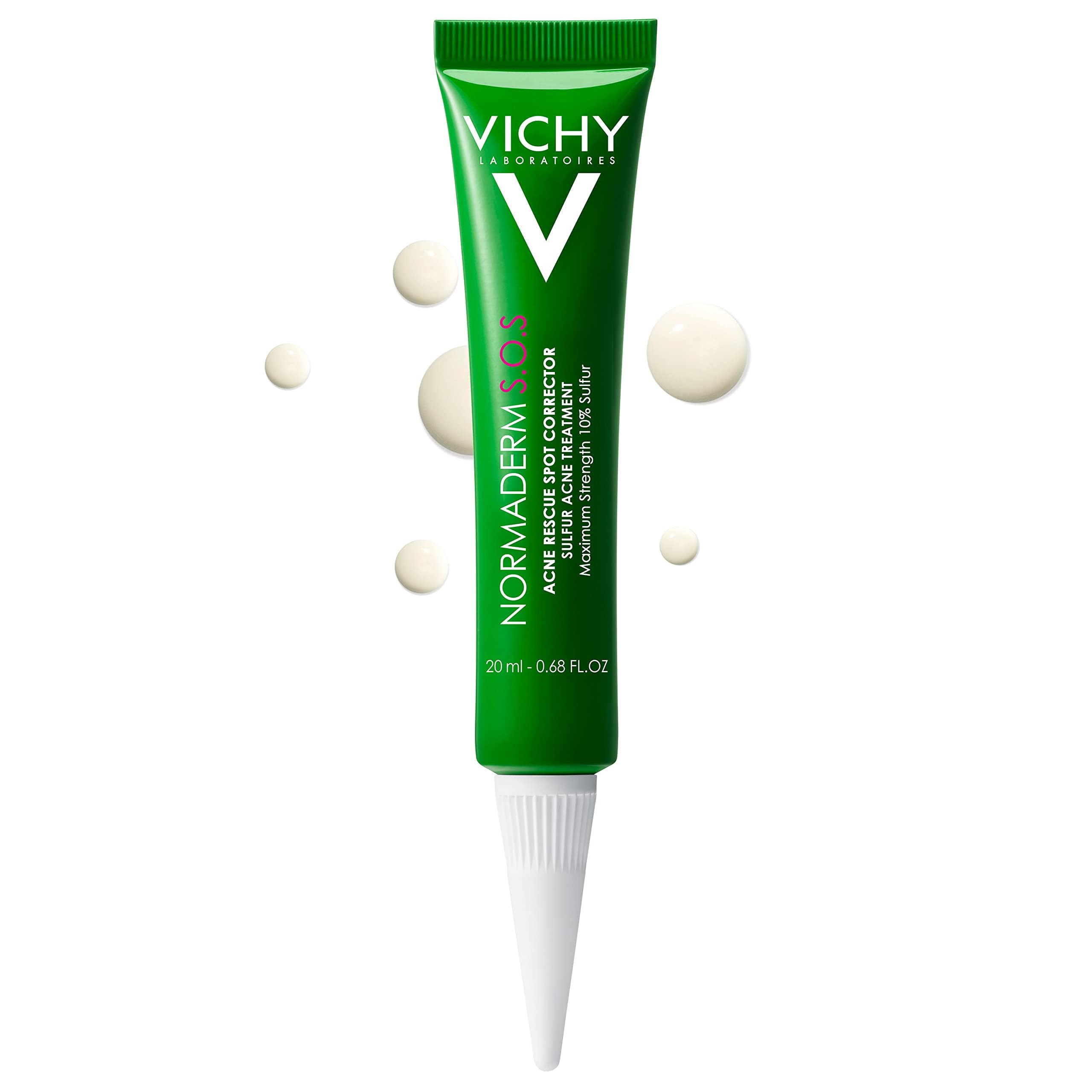 Vichy Normaderm front packaging showing clear label and targeted spot use benefit