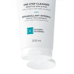 VICHY cleanser on cotton pads removing makeup gently and quickly