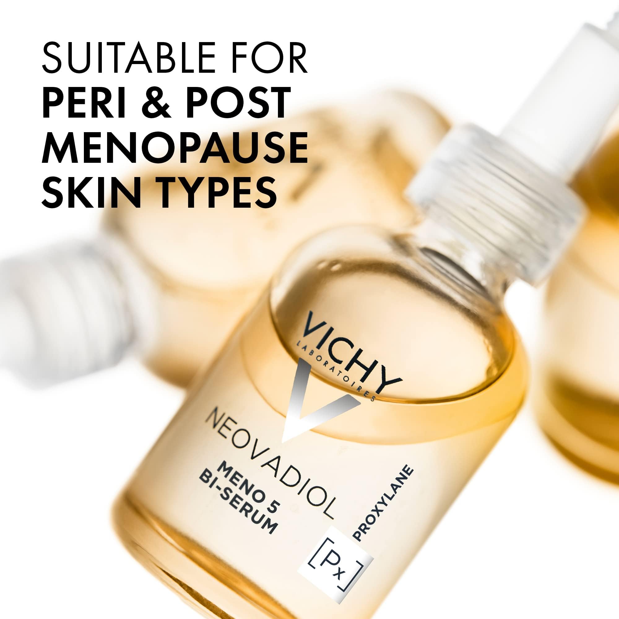 Vichy serum dispensed on hand demonstrating easy application and hydration