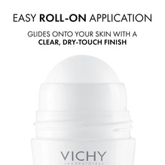 Vichy product next to hand showing compact size and travel convenience