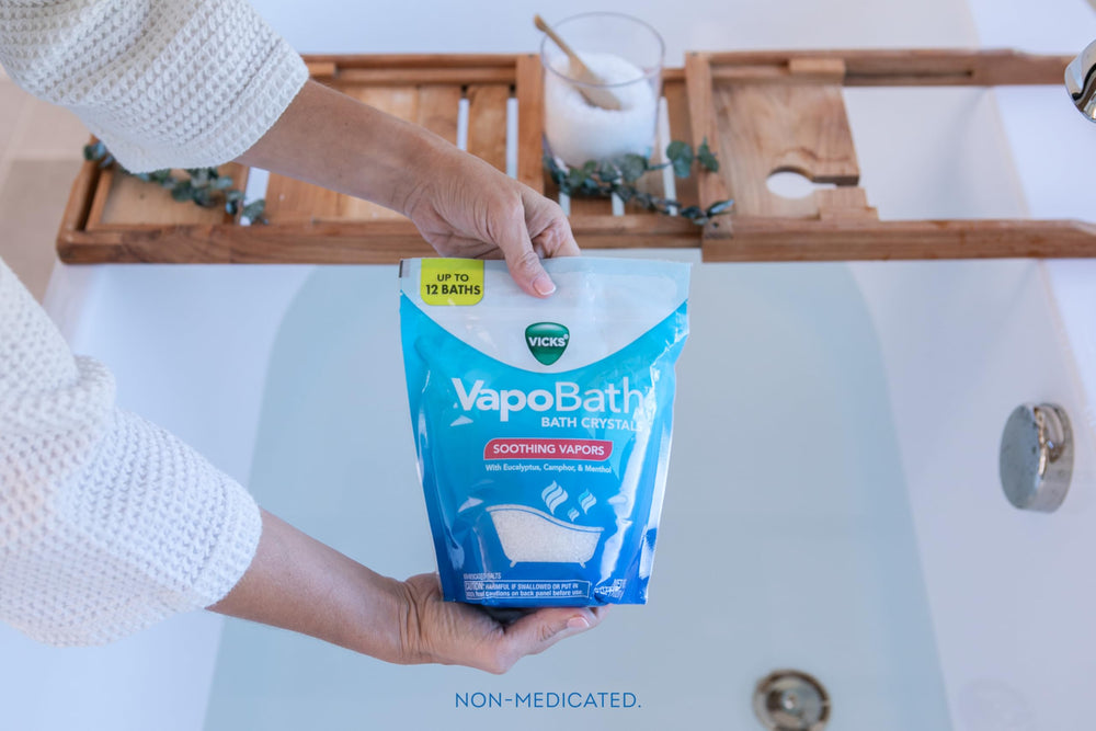 36 oz resealable pouch for up to 12 vapor baths.