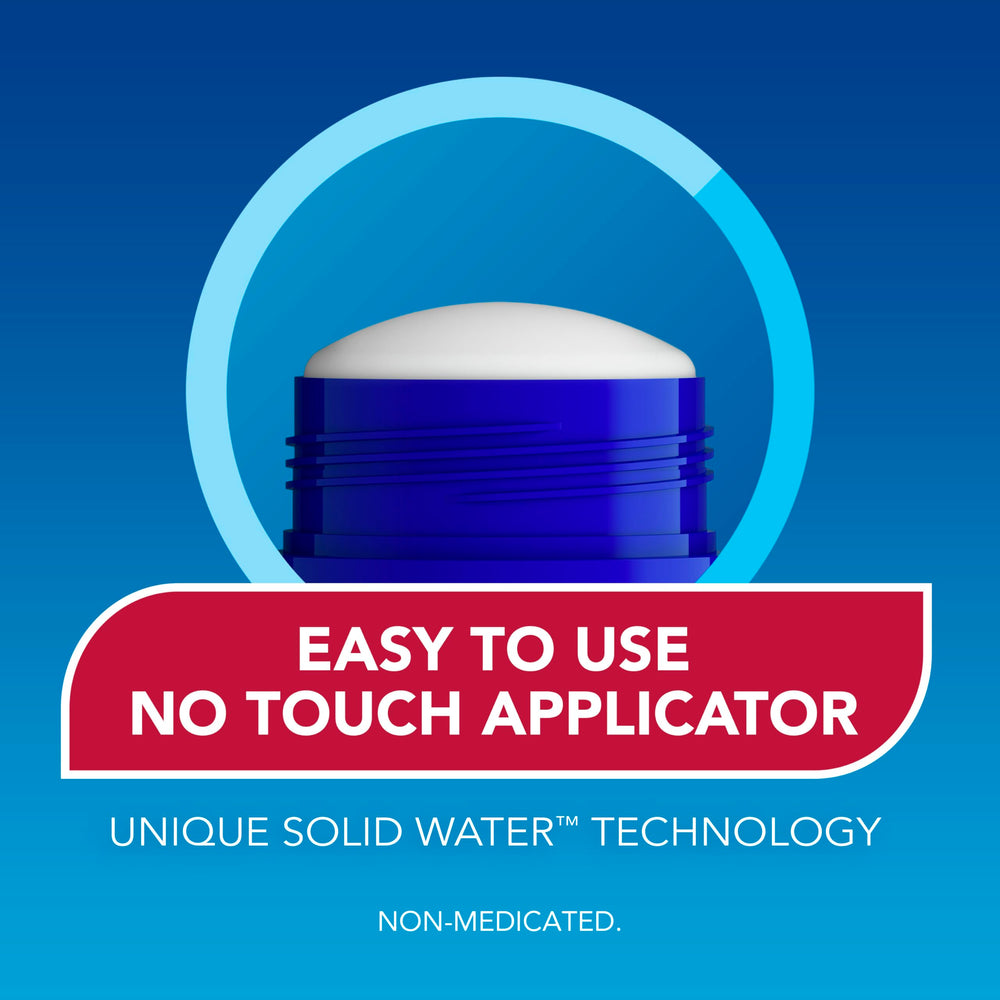 Vicks VapoStick on chest visual emphasizes soothing menthol-eucalyptus aroma.