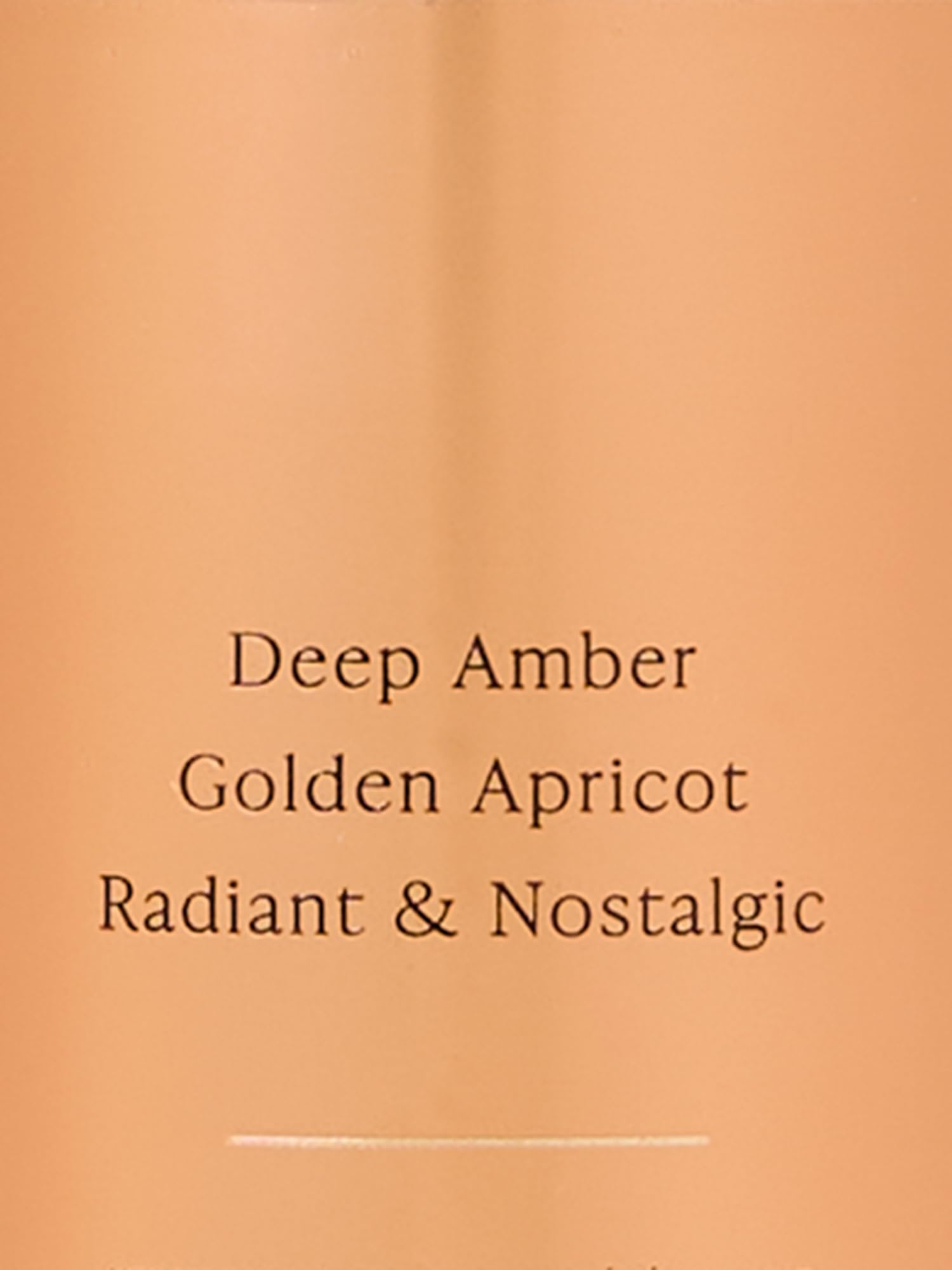 Victoria's Secret Amber Romance hair-and-body-mist offers a delicate, versatile scent.