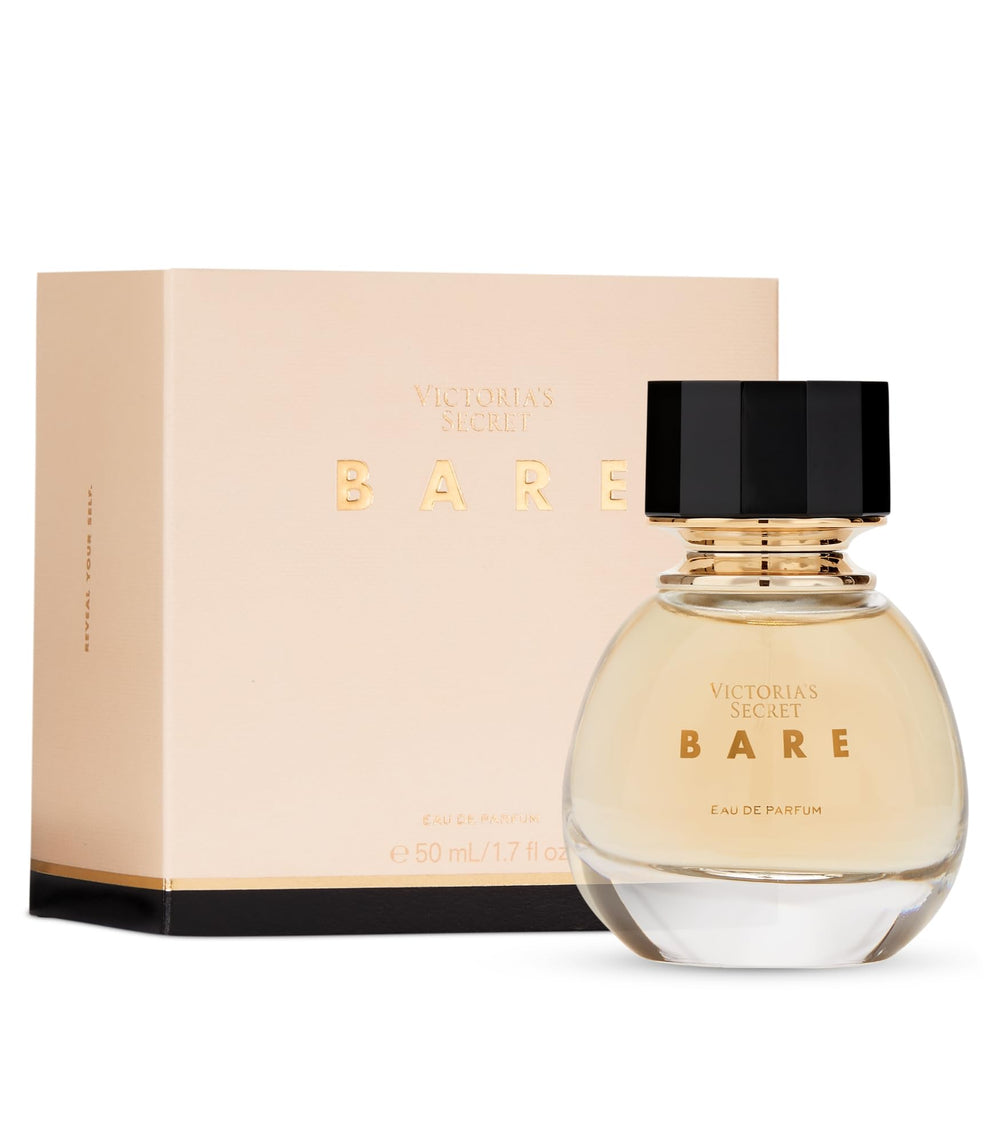 Victoria's Secret Bare bottle front view highlights the original 1.7 oz fragrance for everyday wear.