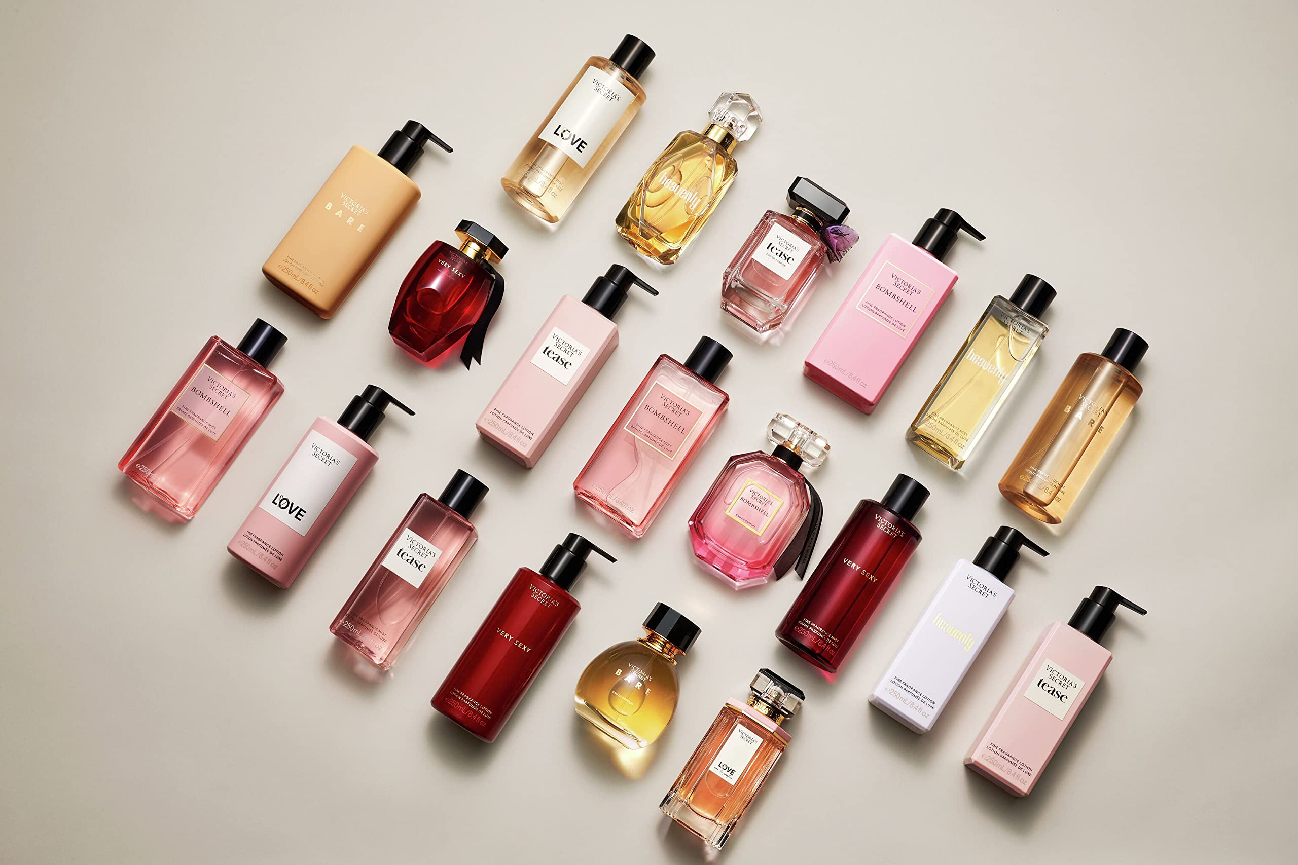 Victoria's Secret Bare sensory experience image signals confidence boost through personal expression.