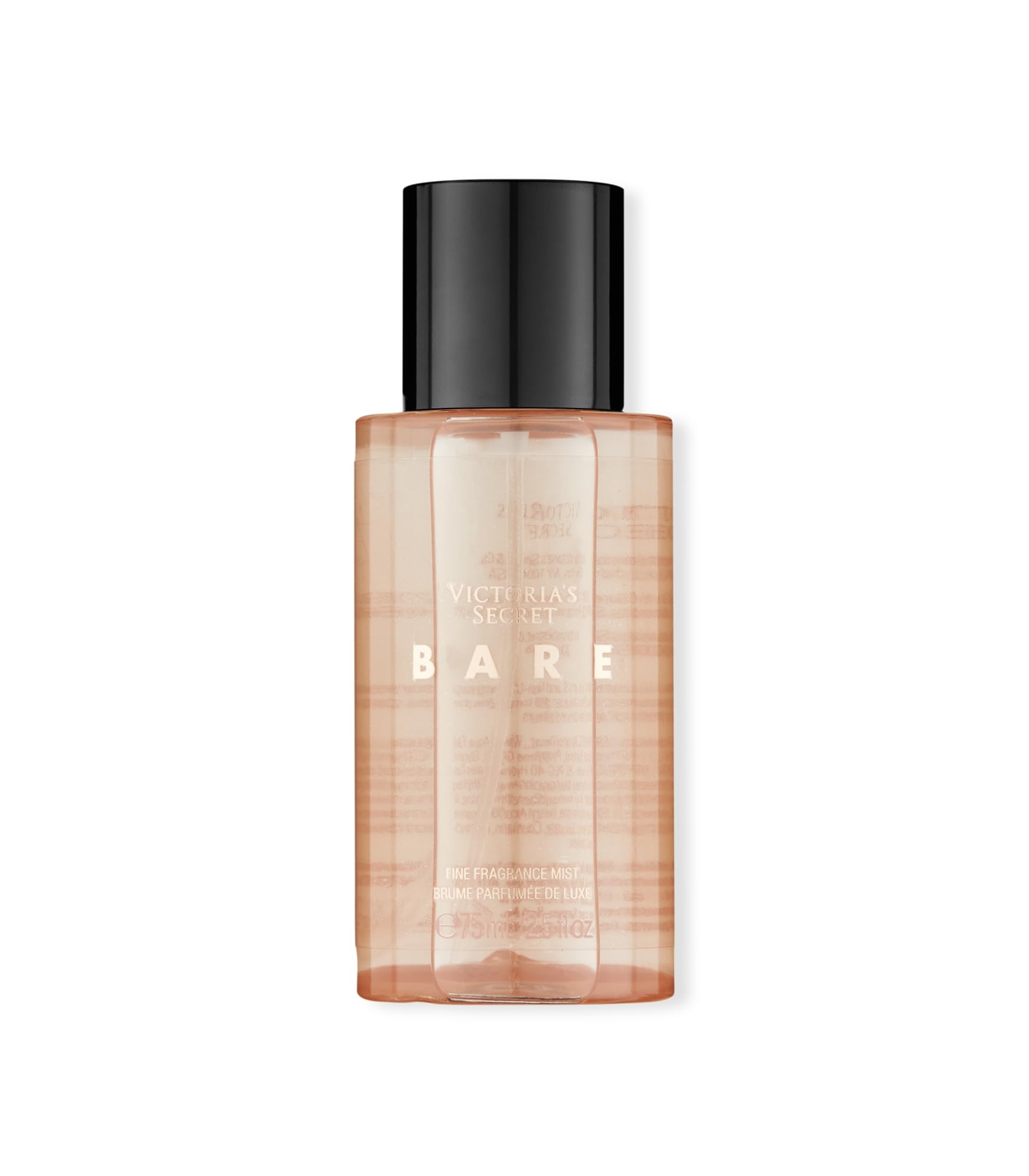 Victoria's Secret Bare fragrance mist bottle showcases woody floral scent for everyday wear