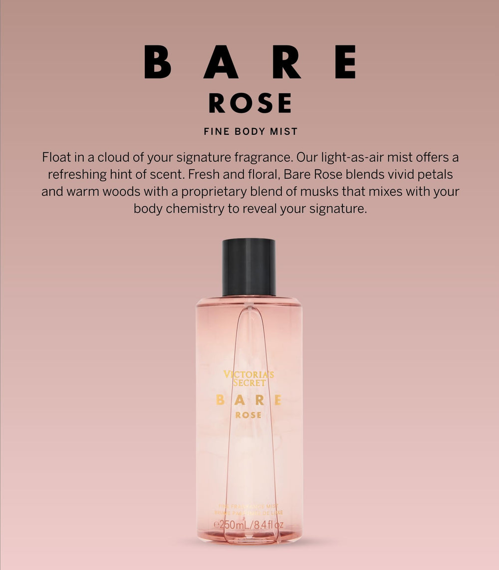 Victoria's Secret Bare Rose cap closeup highlights easy, quick refresh.