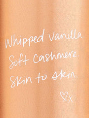 Close-up of Bare Vanilla Lotion texture showing creamy, moisturizing formula.