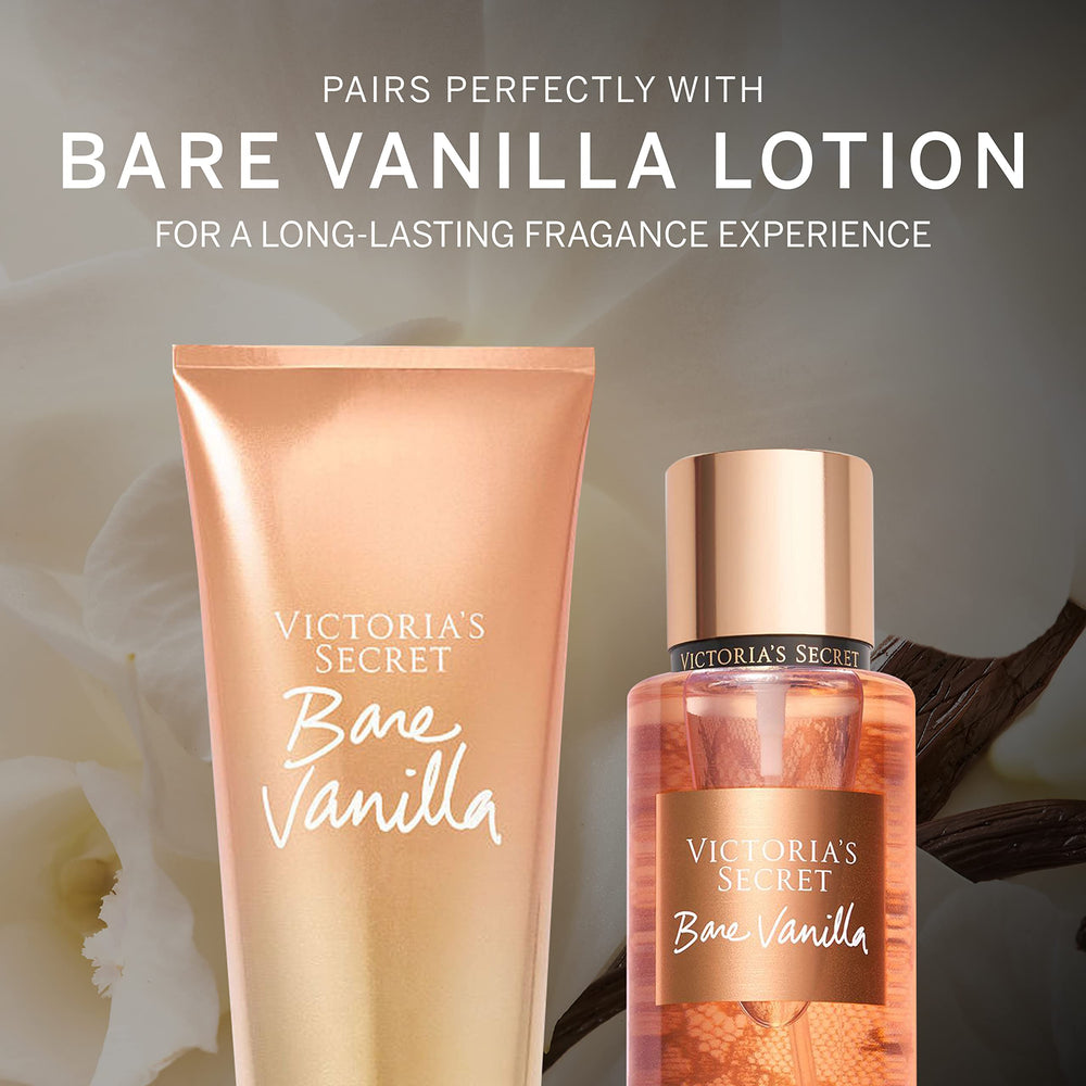 Close-up of Bare Vanilla Mist, highlighting its soft, inviting aroma.