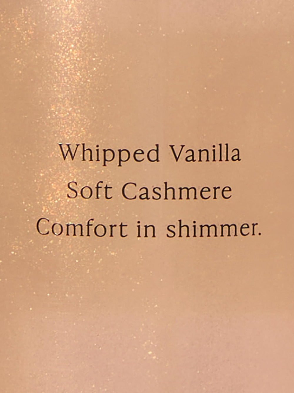 Victoria's Secret Bare Vanilla Shimmer Mist packaging display suggests premium vibe