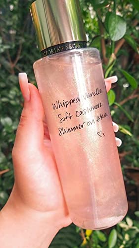 Victoria's Secret Bare Vanilla Shimmer Mist on skin-glow close-up emphasizes radiant shimmer