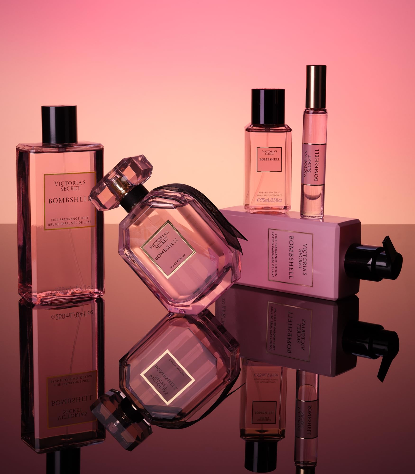 Victoria's Secret Bombshell notes image reveals purple passion fruit and vanilla orchid cues.