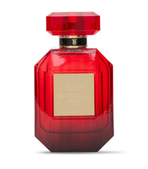 Victoria's Secret Bombshell Intense bottle closeup shows cherry and peony notes.