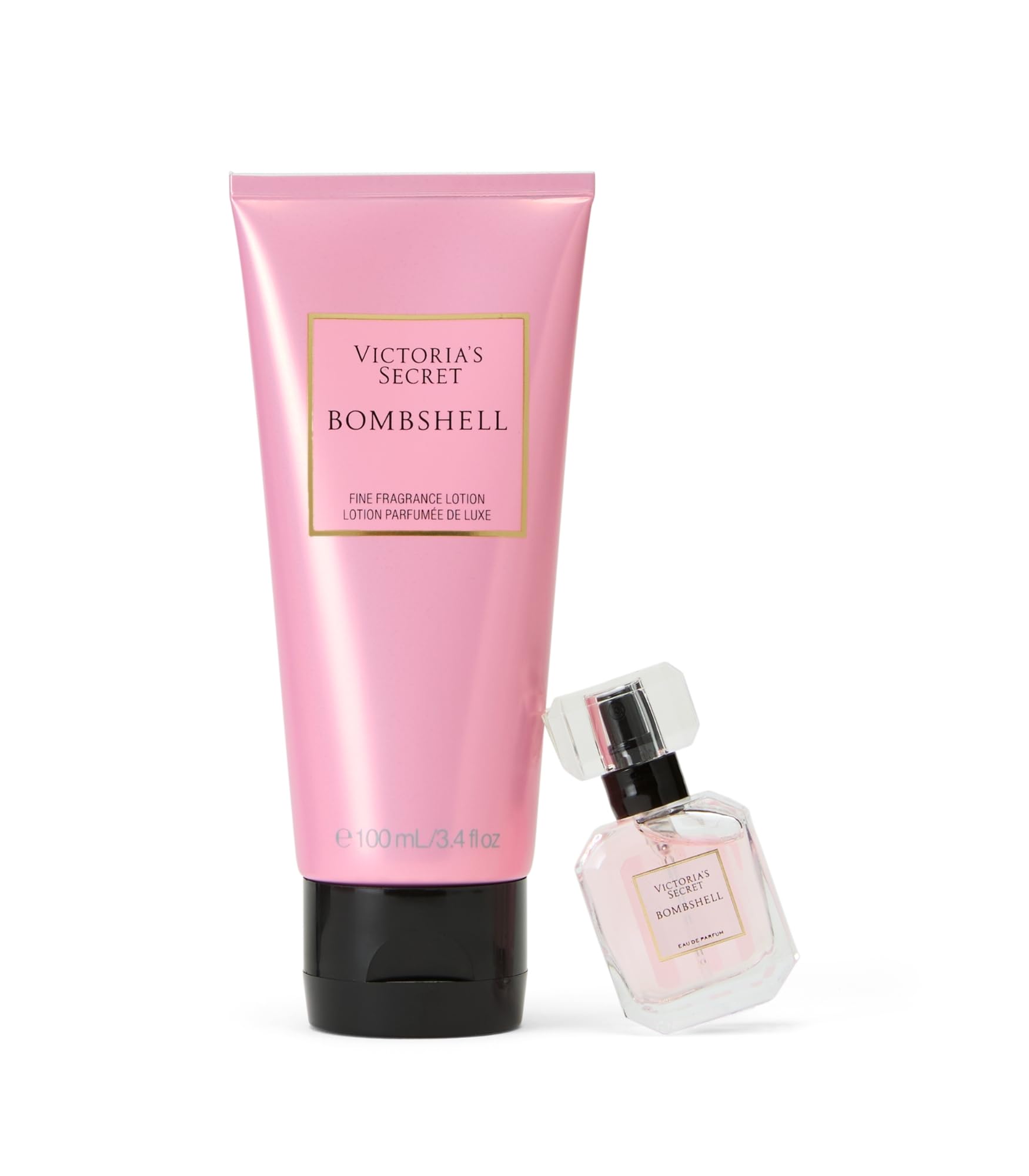 Victoria's Secret Bombshell mini fragrance duo gift box ready for gifting.