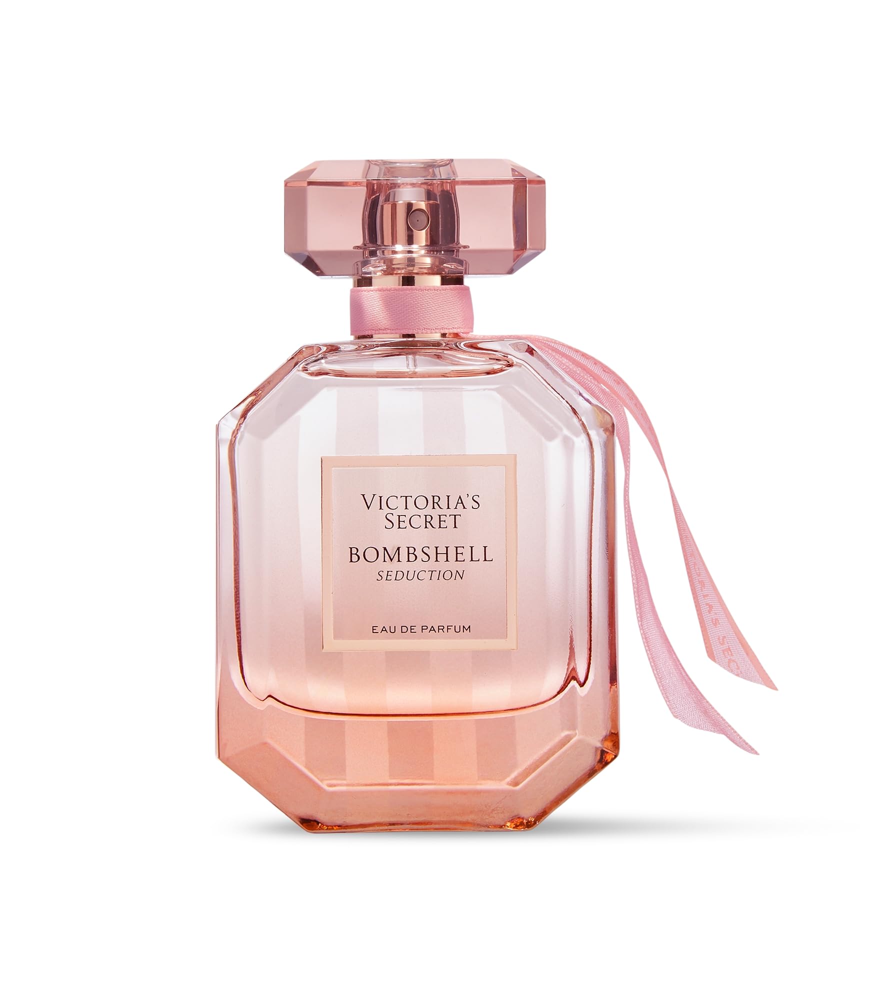 Victoria's Secret Bombshell Seduction floral-notes close-up highlights peony and musk for romantic moments.