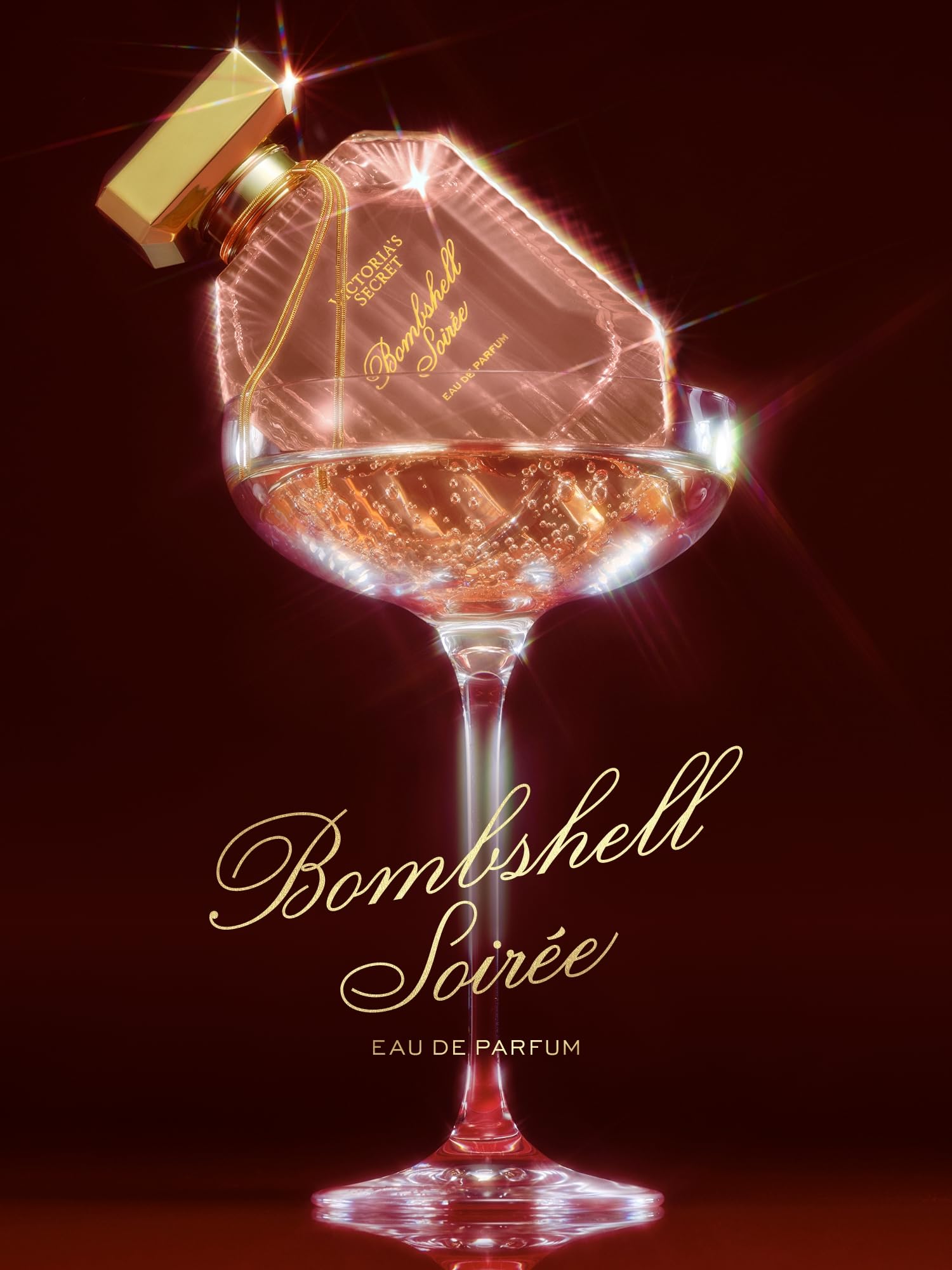Victoria's Secret Bombshell Soiree spray action demonstrates quick confident application