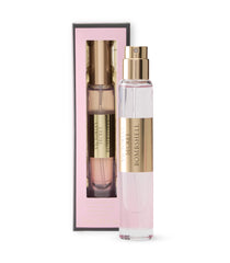 Victoria's Secret Bombshell travel spray bottle for on-the-go freshness.
