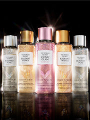 Victoria's Secret Bruma Perfumada detalle de tapa brillante, regalo perfecto para ocasiones.