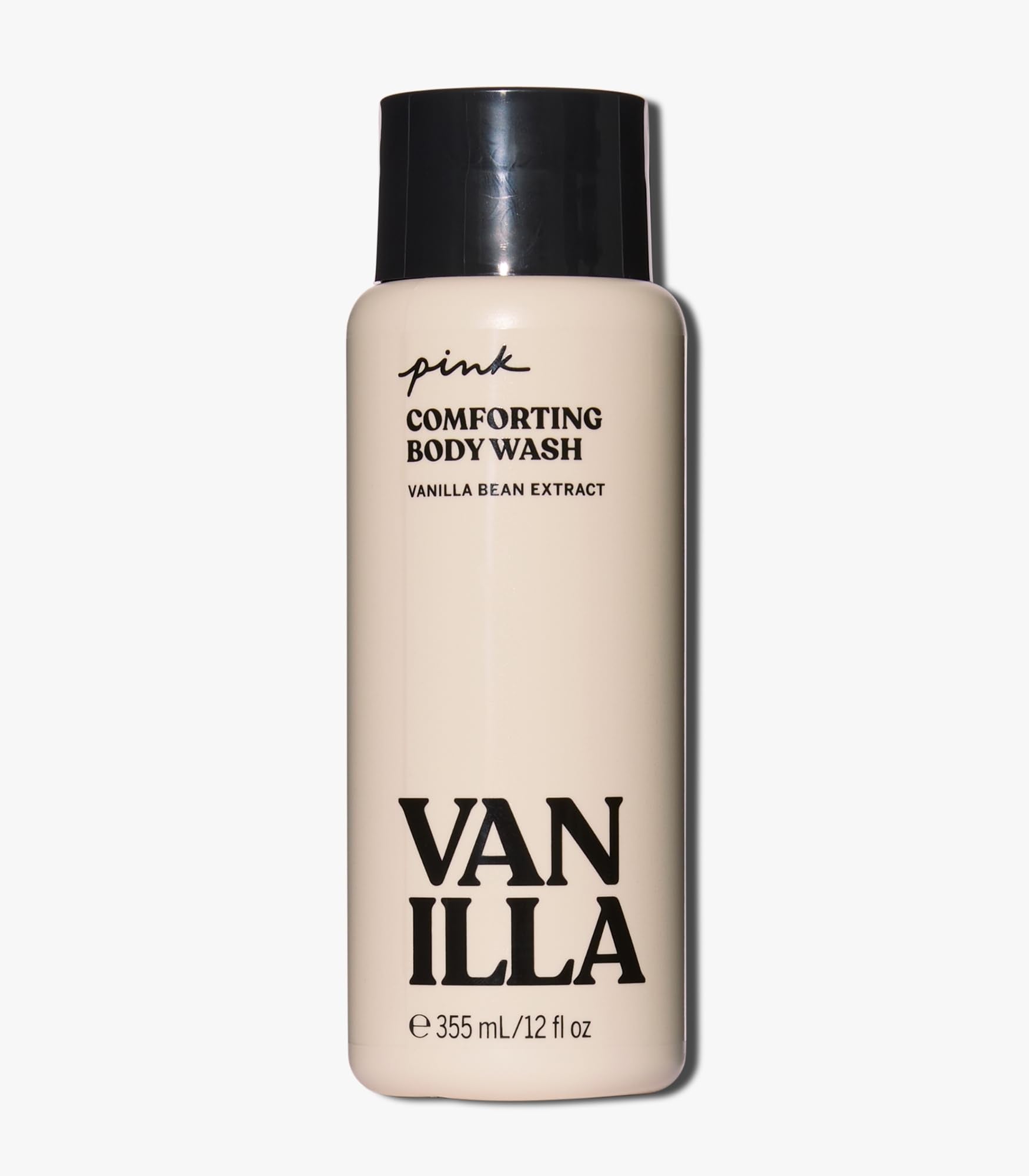 Victoria's Secret Comforting Vanilla Body Wash lather closeup showing rich foam and vanilla scent.
