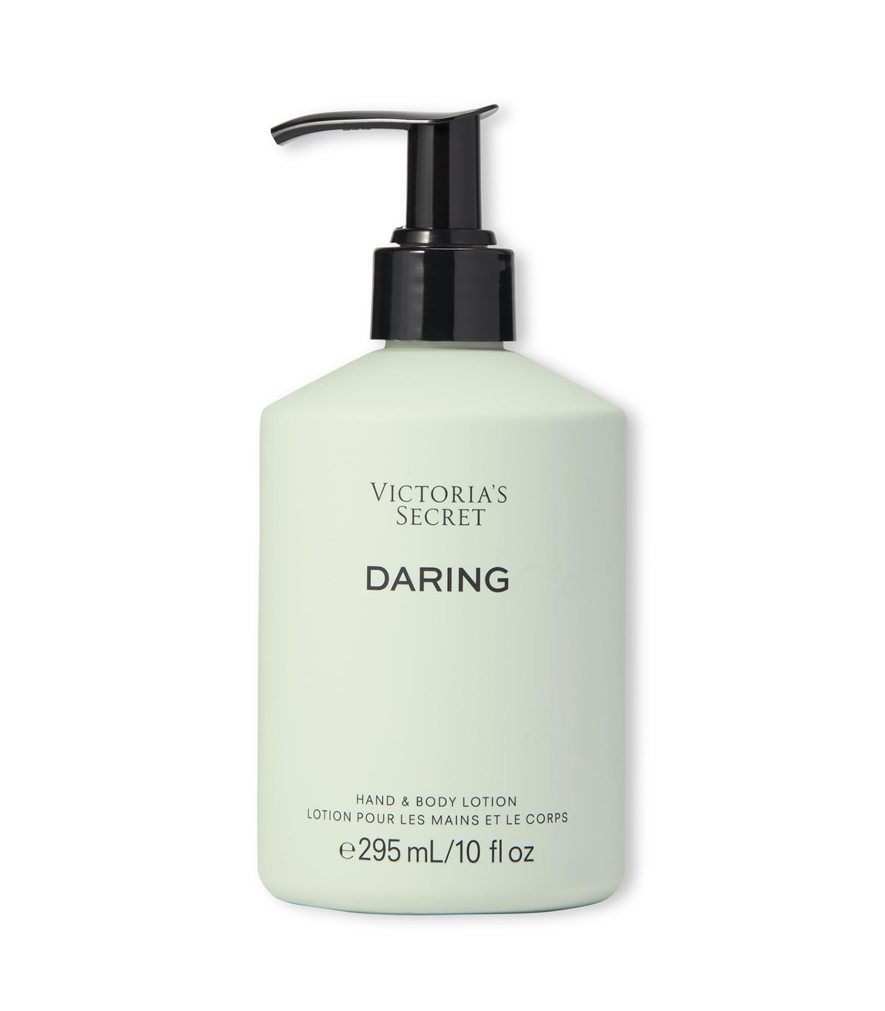 Victoria's Secret Daring fragrance bottle close-up showing amber-woody notes for daily scent.