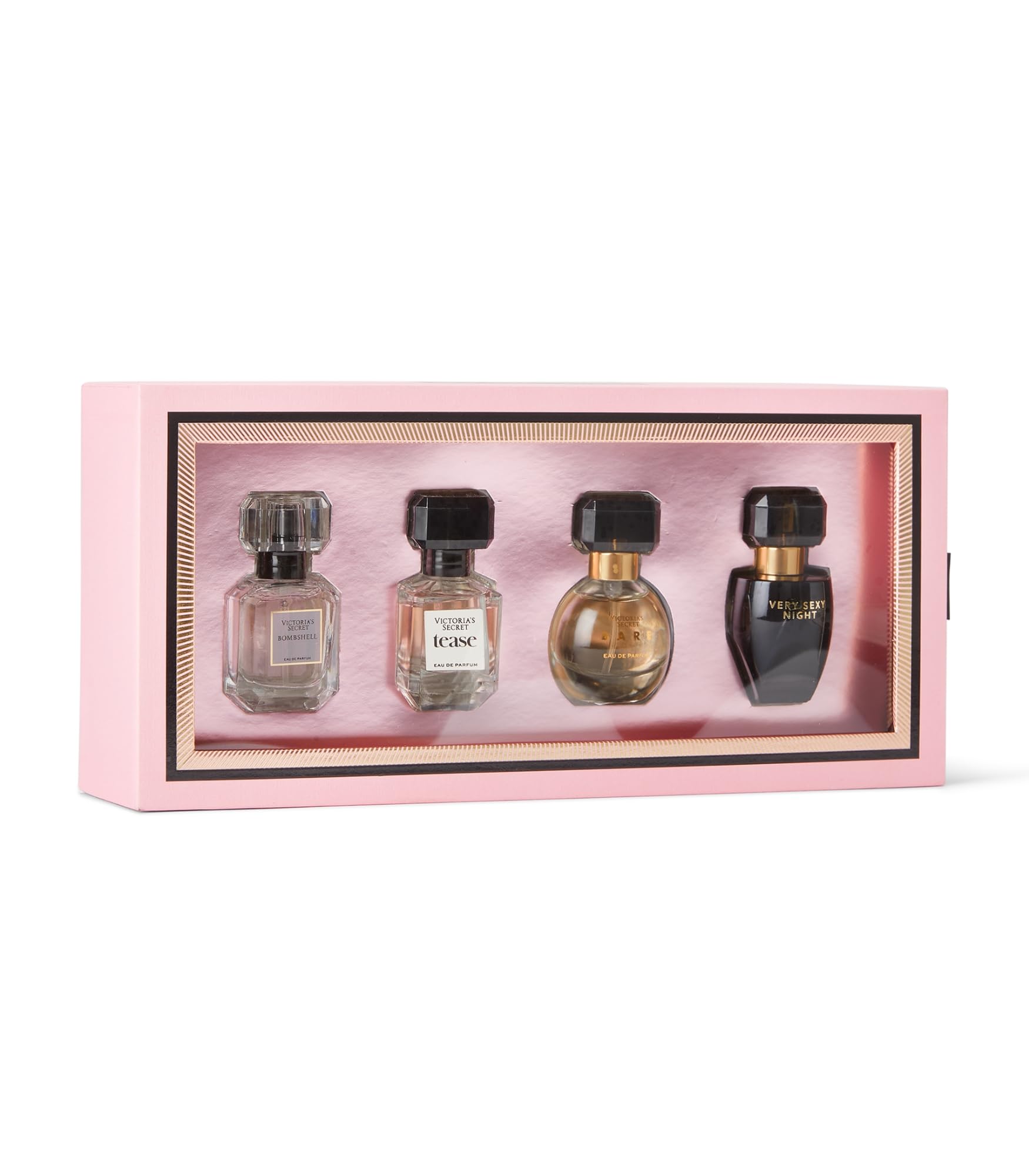 Victoria's Secret Fragrance Discovery Very Sexy Night bottle, velvety warm aroma.