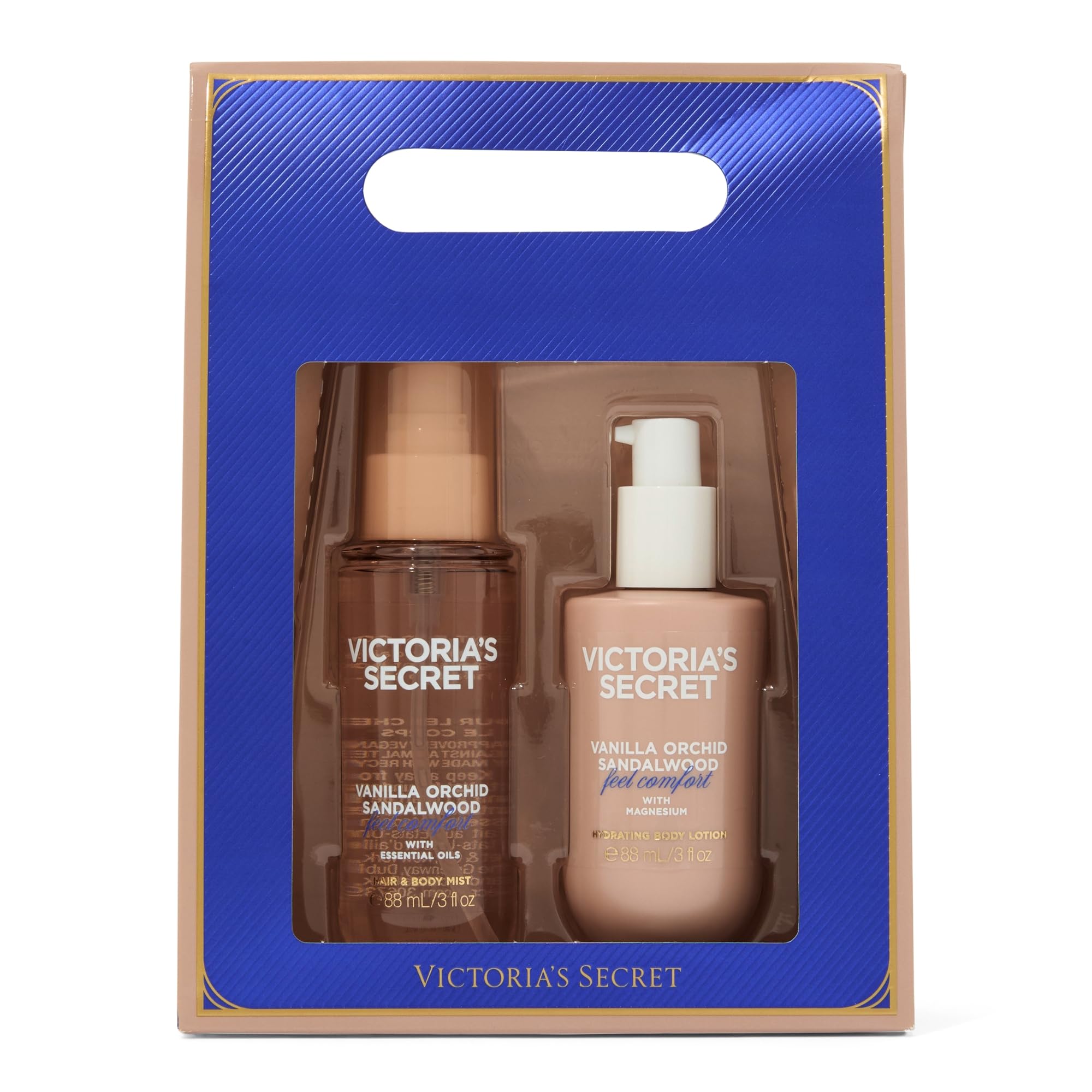 Victoria's Secret fragrance notes visual highlighting vanilla orchid sandalwood mood.