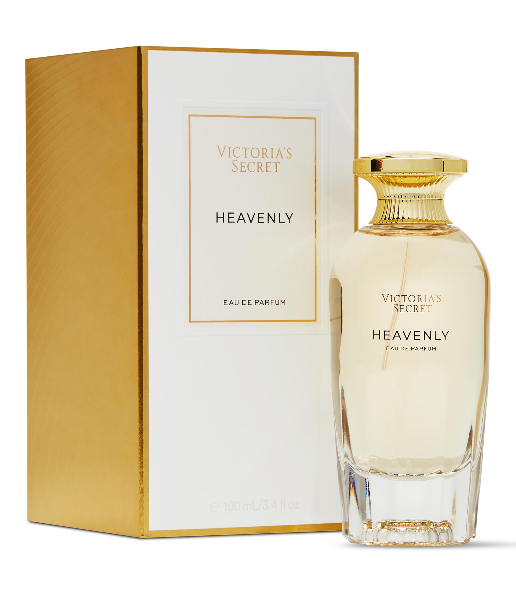 Victoria's Secret Heavenly bottle front showing warm, inviting scent for everyday elegance
