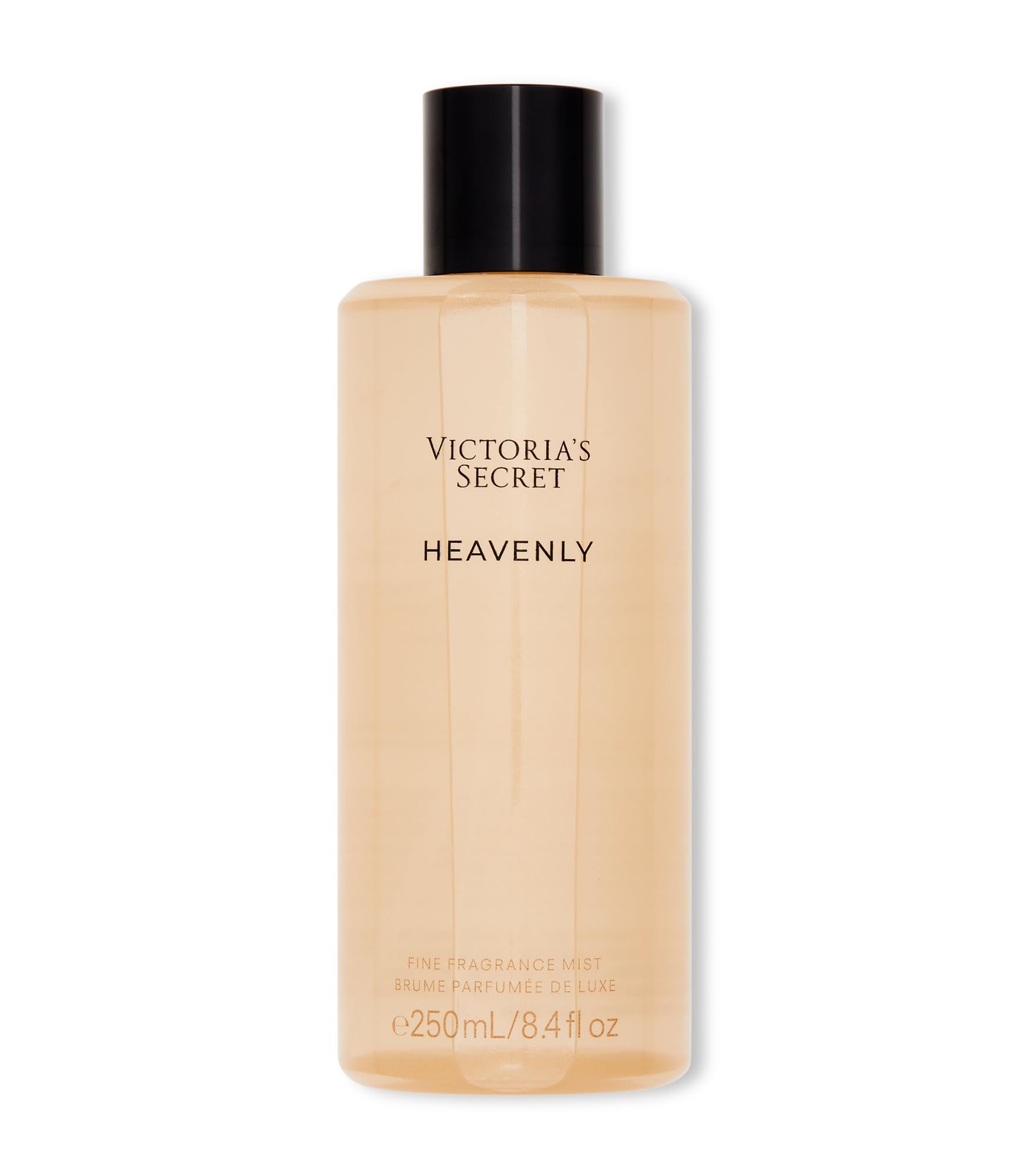 Victoria's Secret Heavenly Fine Fragrance Mist bottle for quick refresh and warm scent.