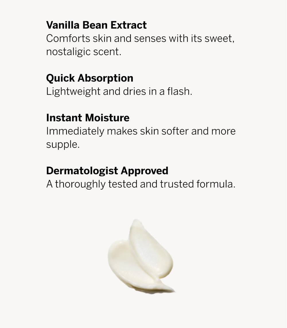 Victoria's Secret PINK vanilla lotion close-up highlights creamy texture for smooth skin.