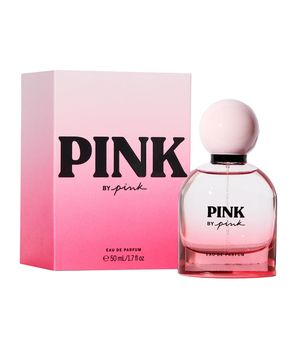 Victoria's Secret Pink EDP bottle front in pink hues for everyday wear