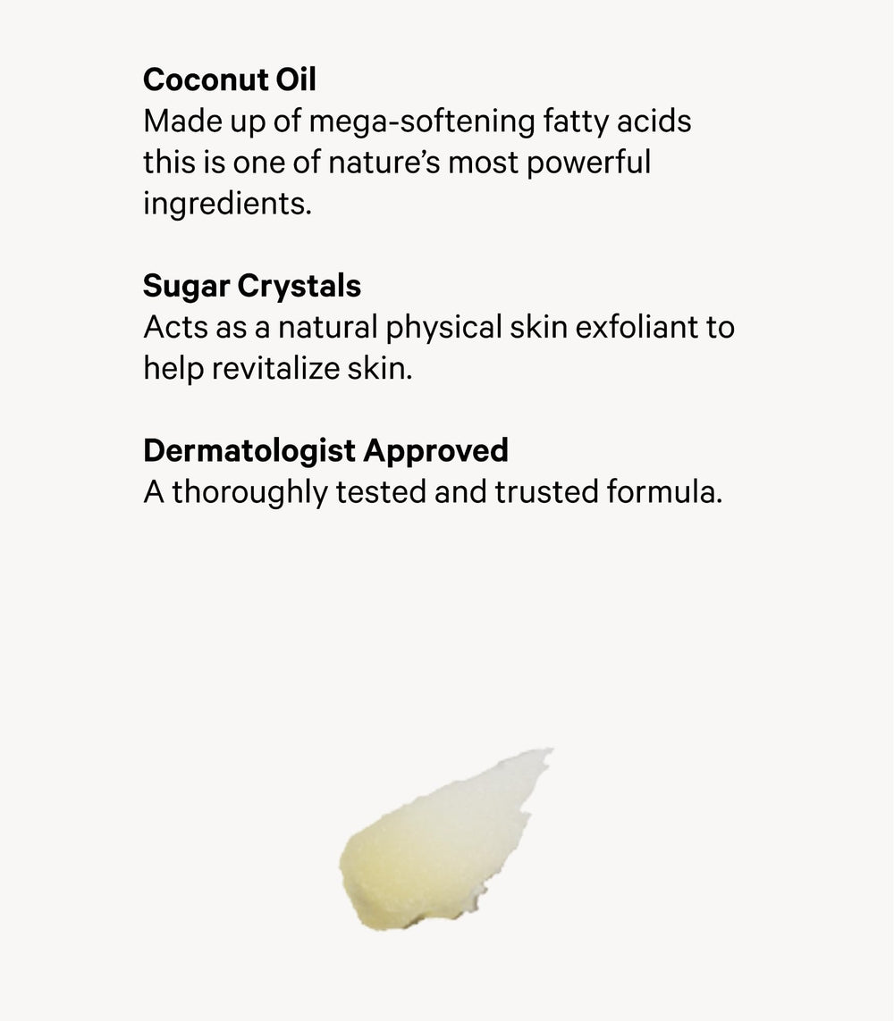 Victoria's Secret PINK Honey Nourishing Body Scrub coconut oil pour emphasizes hydration.