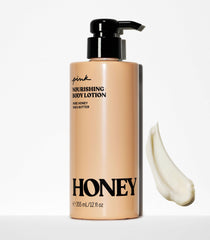 Victoria's Secret Pink Honey Nourishing ingredients with pure honey emphasis on nourishment
