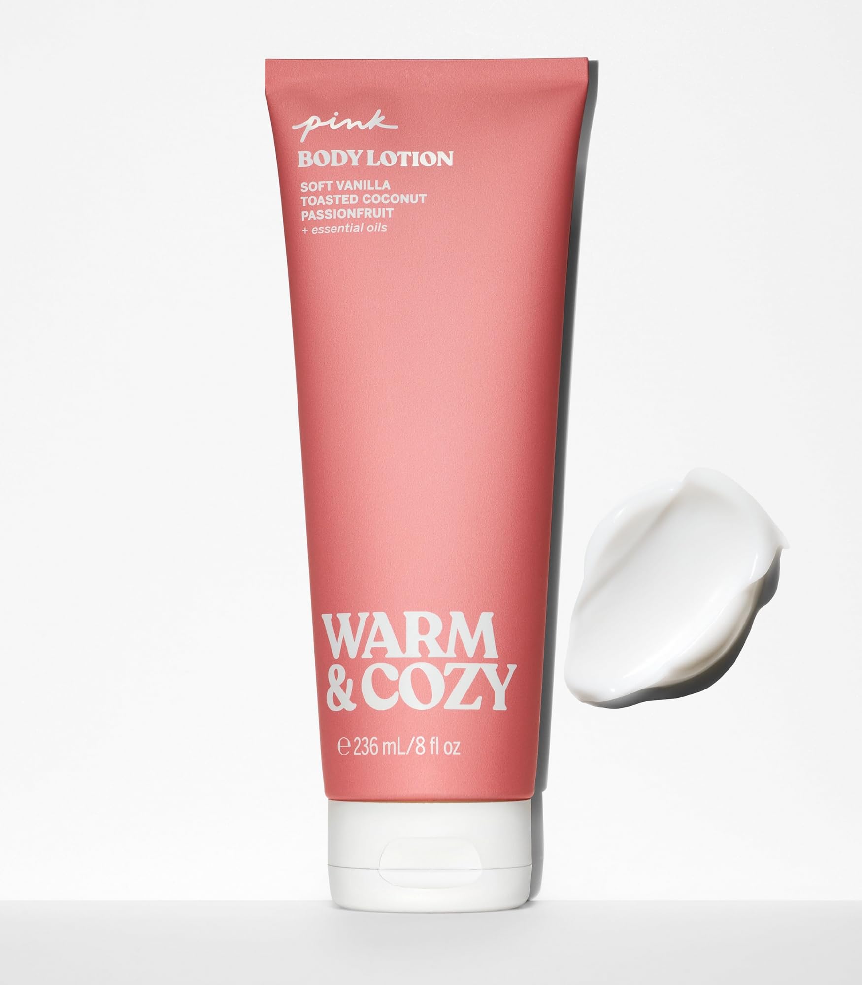 Victoria's Secret body lotion travel-size bottle with long-lasting vanilla notes