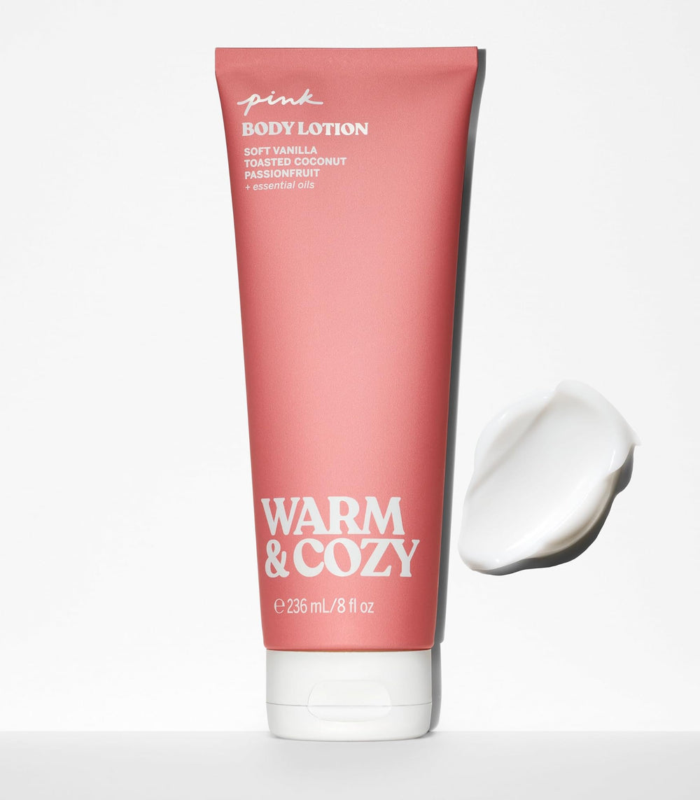 Victoria's Secret body lotion travel-size bottle with long-lasting vanilla notes